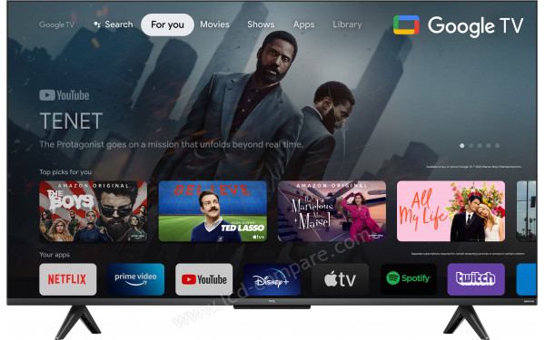 TCL 43QLED760 - Vue de face