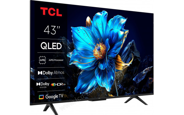 TCL 43T69C - Vue 3/4 gauche