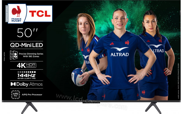 TCL 50C69K - Vue de face