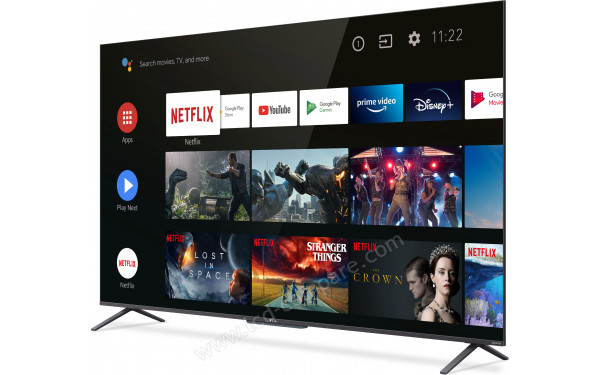 TCL 50C722  - Vue 3/4 droite