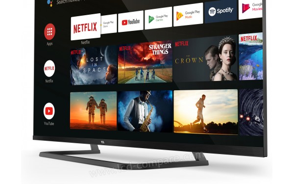 TCL 50EP681 - Zoom sur la partie basse