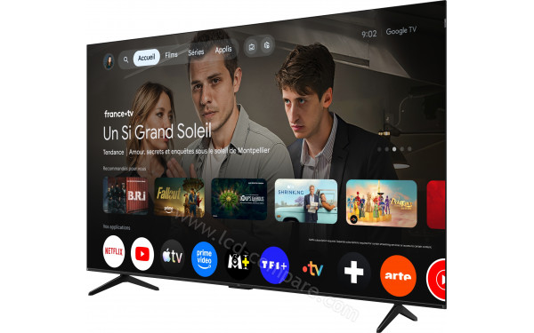 TCL 50P79L - Vue 3/4 droite