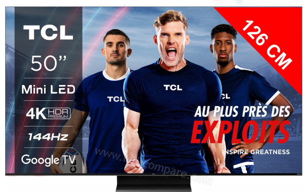 TCL 50QM8B - Vue de face