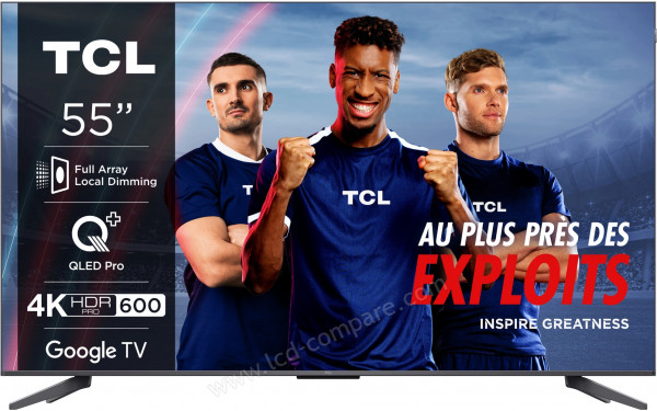 TCL 55C655PRO - Vue de face