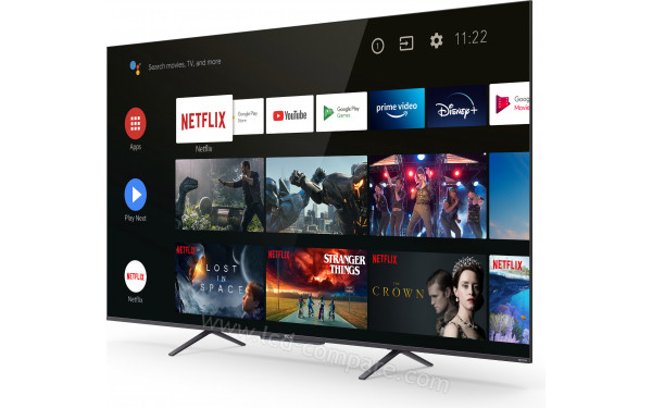 TCL 55C725 - Vue 3/4 droite