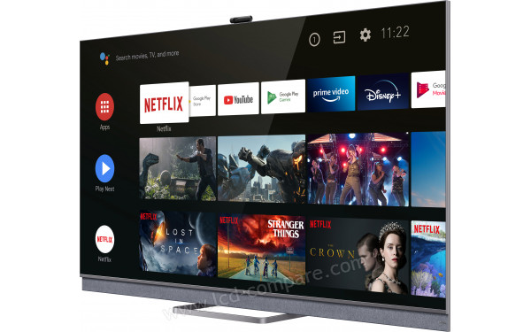 TCL 55C821 - Vue 3/4 droite