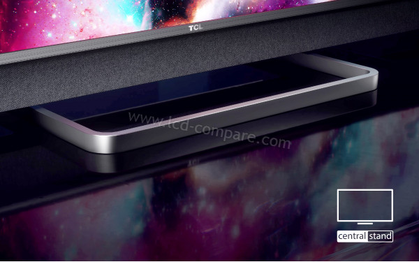 TCL 55C825 - Zoom sur la partie basse