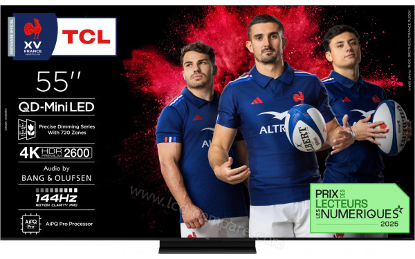 TCL 55C89K - Vue de face