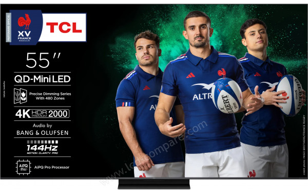 TCL 55MQLED80K - Vue de l'arri&egrave;re