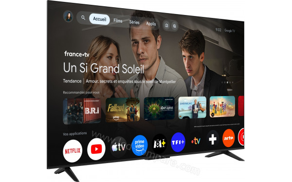 TCL 55P6L - Vue 3/4 gauche
