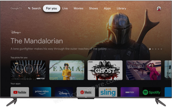 TCL 55P830 - Vue de face