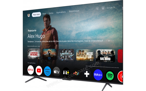 TCL 55P89K - Vue 3/4 droite