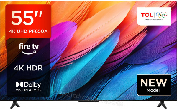 TCL 55PF650A - Vue de face