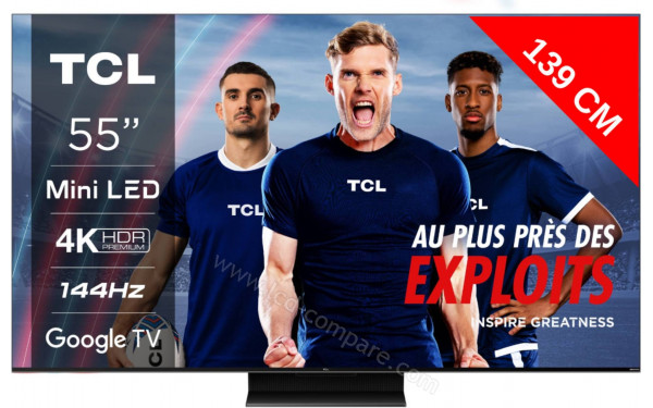 TCL 55QM8B - Vue de face