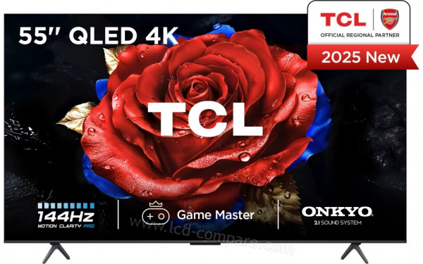 TCL 55T8C - Vue de face