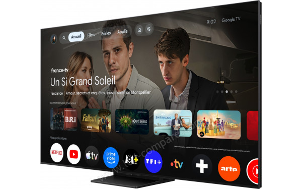 TCL 65A400U - Vue 3/4 droite