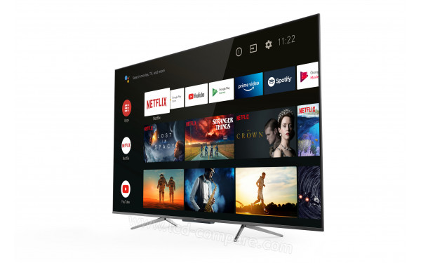 TCL 65C715 - Vue 3/4 droite