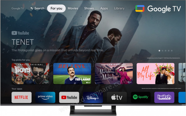 TCL 65C735 - Vue de face