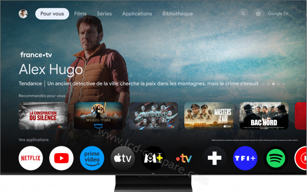 TCL 65C765 - Vue de face