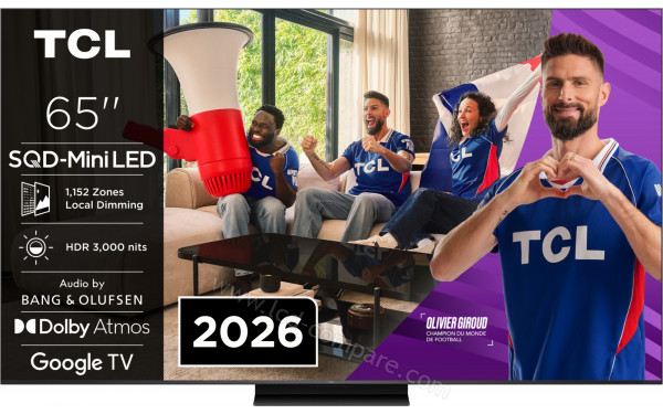 TCL 65C7L - Vue de face