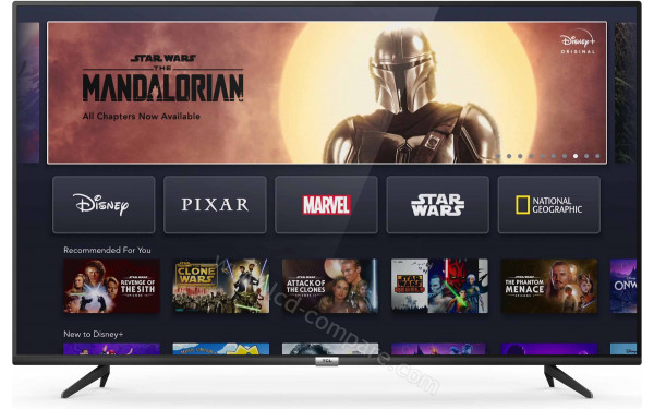 TCL 65P616 - Vue de face