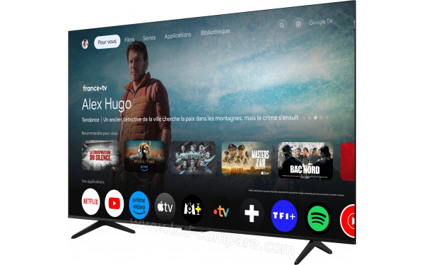 TCL 65P71K - Vue 3/4 droite