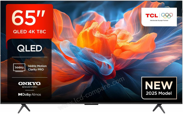 TCL 65T8C - Vue de face