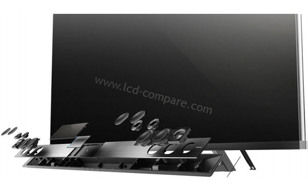 TCL 65X815 - Zoom sur la partie basse / barre de son