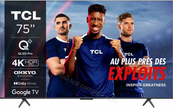 TCL 75C69B - Vue de face