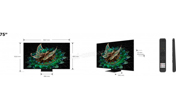TCL 75C765 - Multi-vues