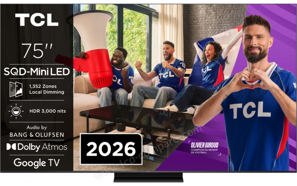 TCL 75C7L - Vue de face