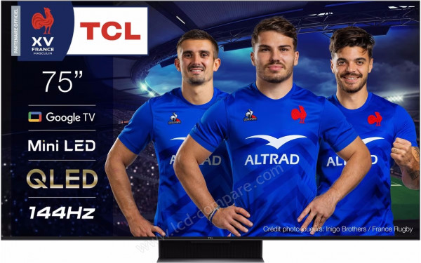 TCL 75C843 - Vue de face