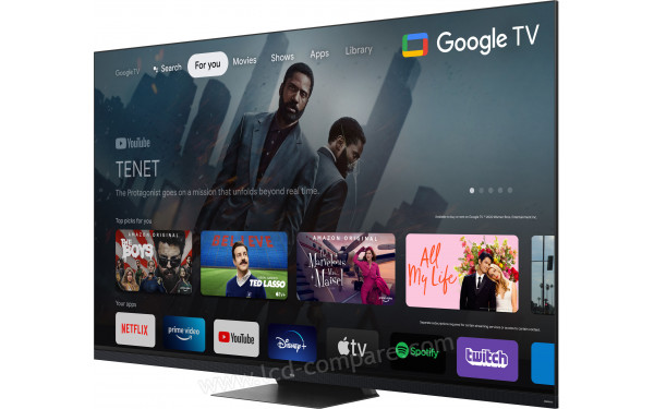 TCL 75C935 - Vue 3/4 droite