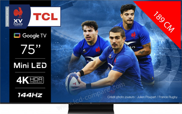 TCL 75MQLED80 - Vue de face