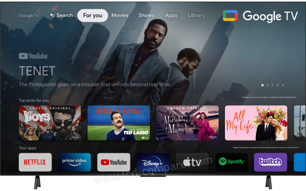 TCL 75P635 - Vue de face