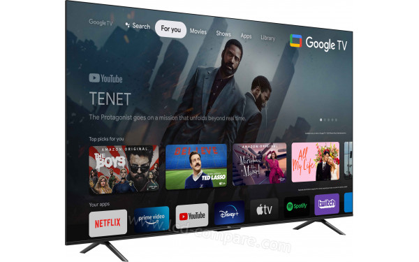 TCL 75P639 - Vue 3/4 gauche