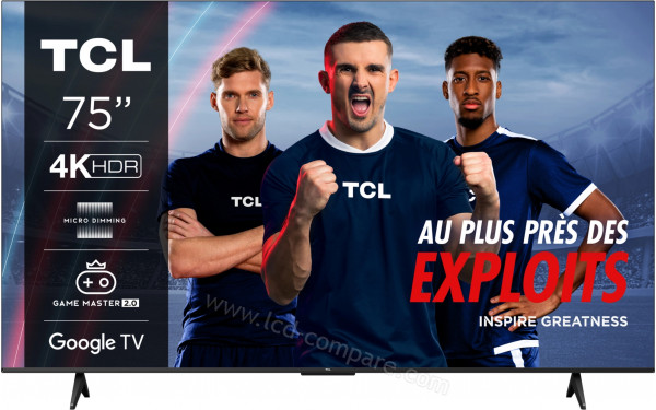 TCL 75P69B - Vue de face