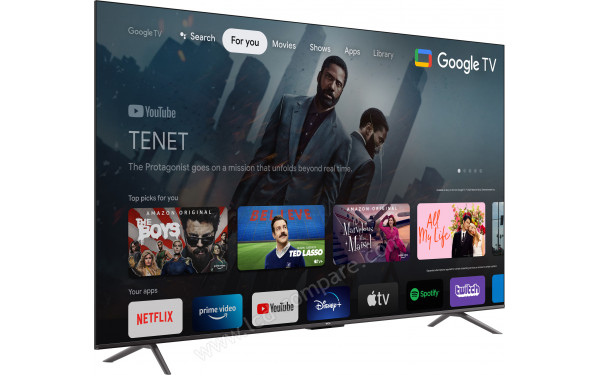 TCL 75P731 - Vue 3/4 gauche