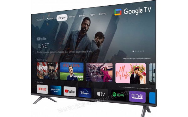 TCL 75QLED770 - Vue 3/4 droite