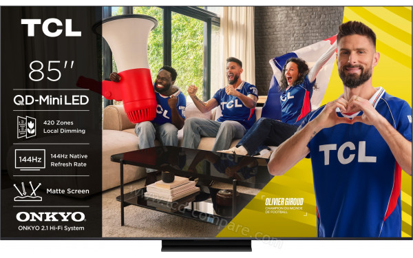 TCL 85C69K Pro - Vue de face