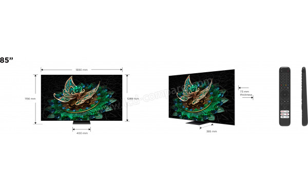 TCL 85C765 - Multi-vues