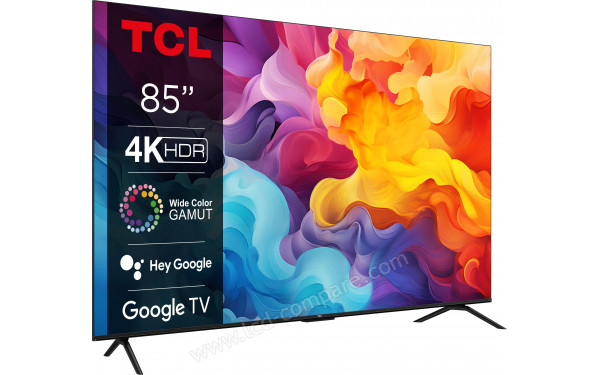 TCL 85P61B - Vue 3/4 gauche