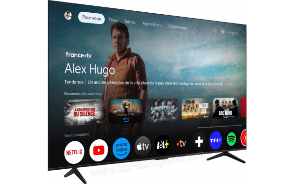 TCL 85P79K - Vue 3/4 gauche