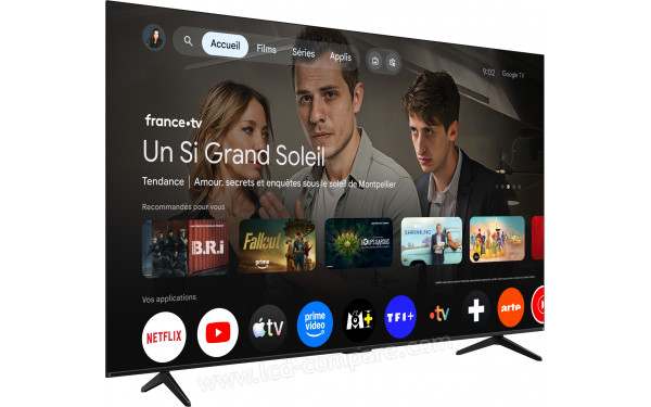 TCL 85P79L - Vue 3/4 gauche