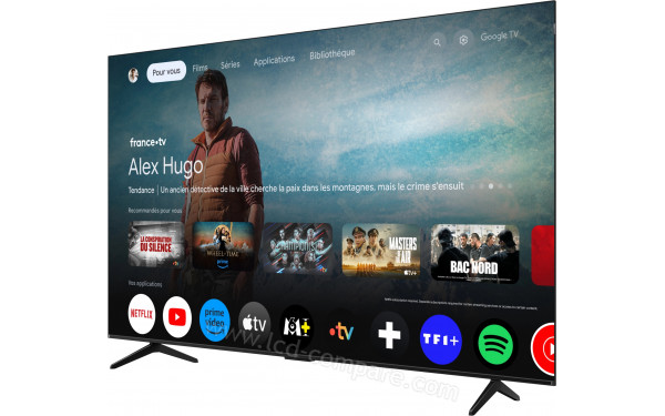 TCL 85P7K - Vue 3/4 droite
