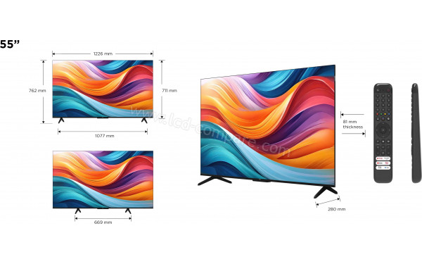 TCL 85T7B - Multi-vues