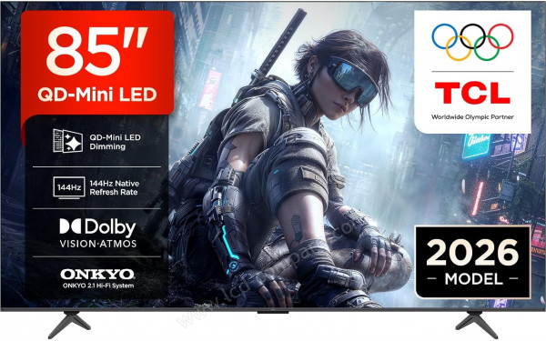 TCL 85T8D - Vue de face