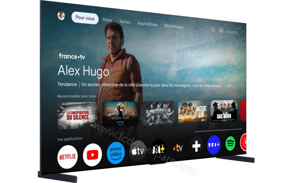 TCL 85X11K - Vue 3/4 gauche