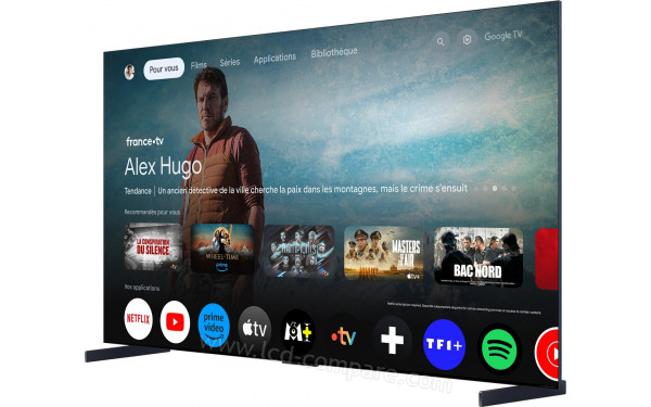 TCL 85X11K - Vue 3/4 droite