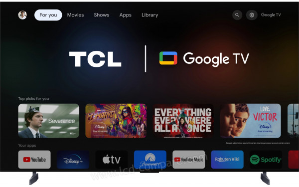 TCL 85X955 - Vue de face